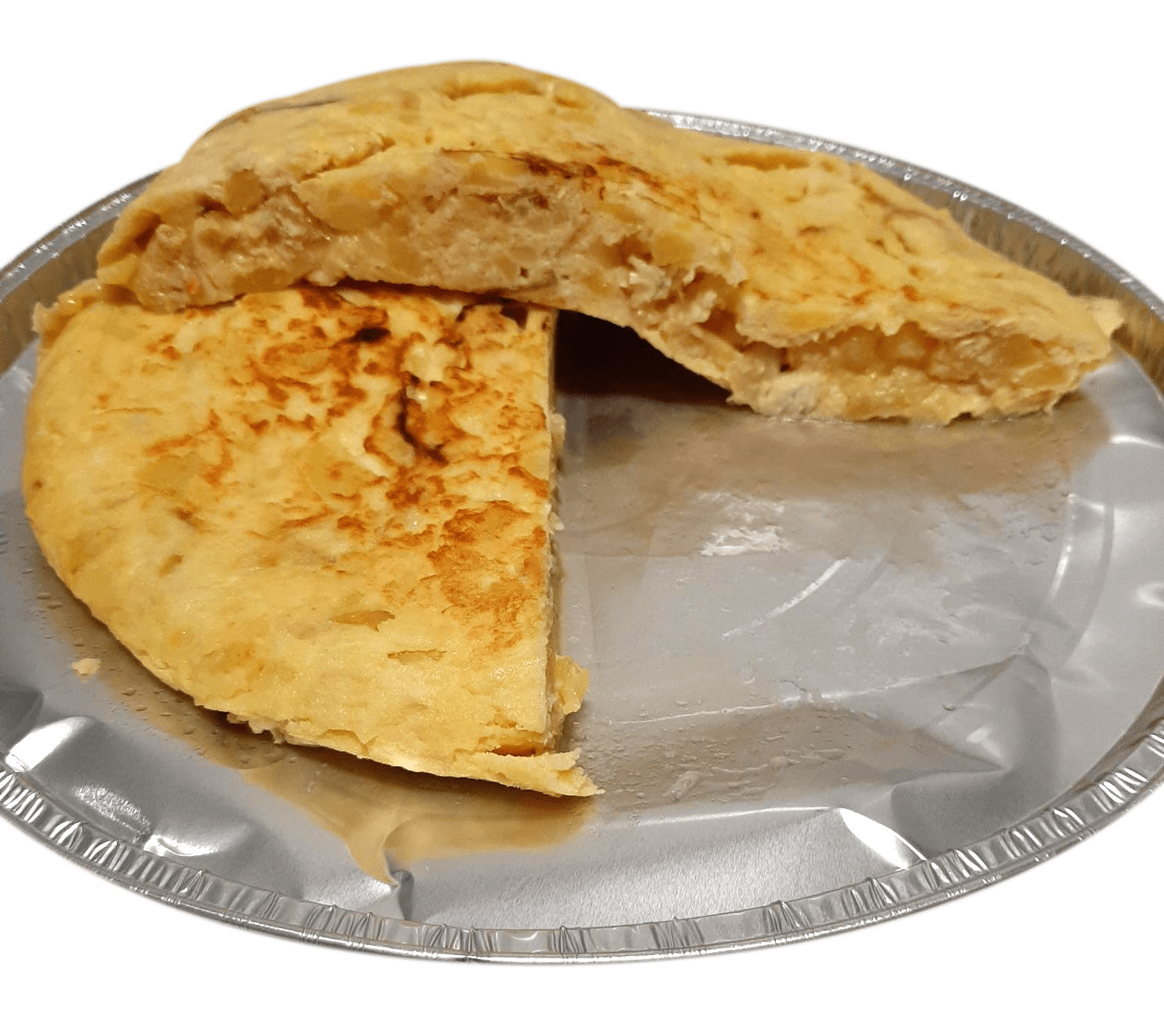 TORTILLA DE pOLLO Y QUESO