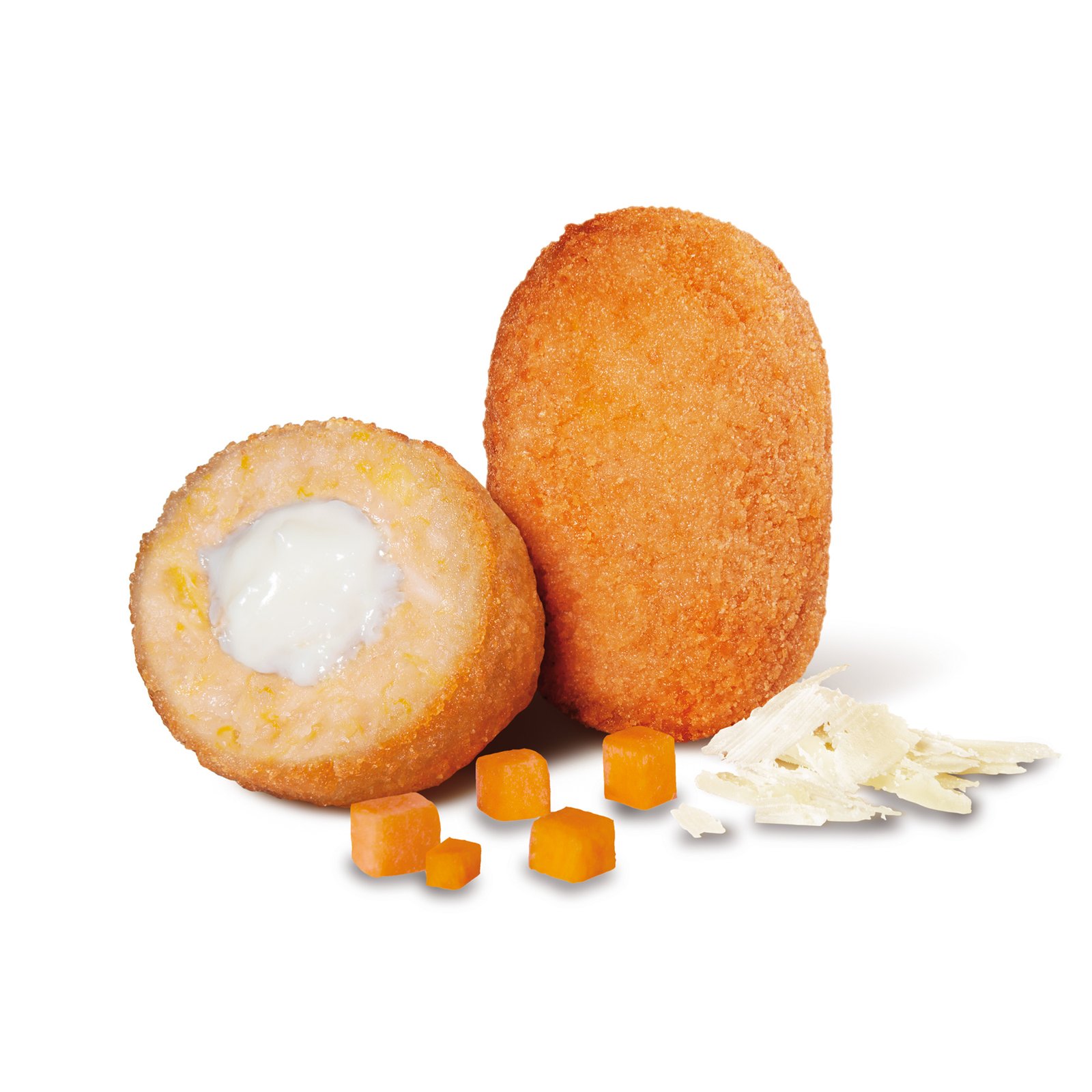 CROQUETAS CALABAZA PARMESANO CORAZÓN